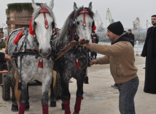 IPS Teodosie, la un pas să cadă din trăsură, de Bobotează